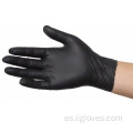 Guantes sintéticos de vinilo de nitrilo mezclado negro guantes de seguridad